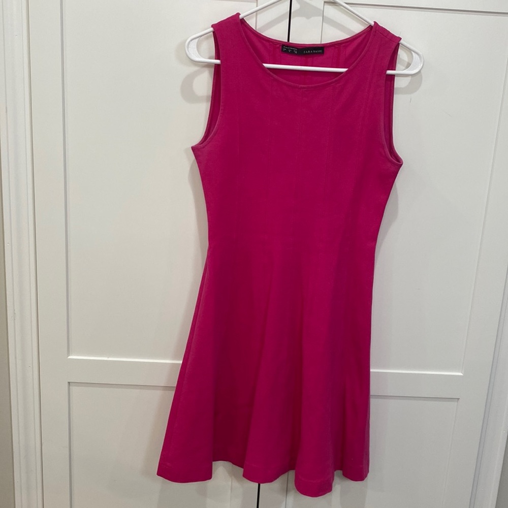 Hot pink dress